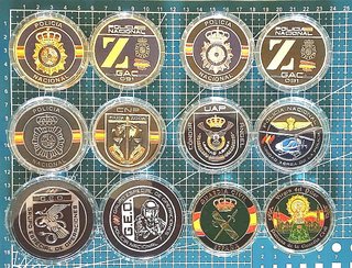 Lote 6 Monedas Challenge C PNaciona y GC 10€ unida