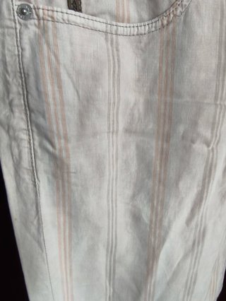 Pantalón Armani Jeans Beige Rayas