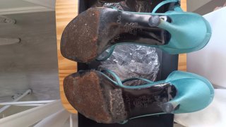 Sandalias de fiesta con brillantes