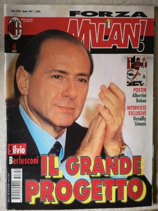 Riviste Forza Milan! 1995/97/98/99/00