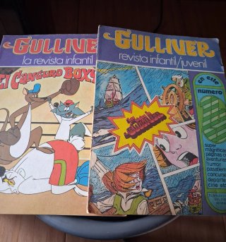 2 revistas Gulliver infantil. Ambas por 2 euros