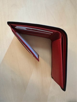 Cartera piel vacuno Miguel Bellido Negra