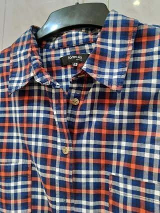 Lote camisas cuadros talla 42