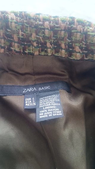 Traje de chaqueta y falda tweed