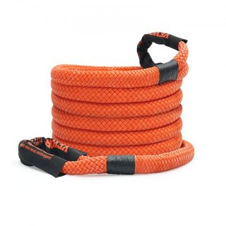 Cuerda de Remolque de Recuperación Cinética de 1" (2.54 cm) x 20'/6.1 m 38,000 lbs/17,237.5 kg, Correa de Snatch de Alta Resistencia para Off Road, Correa de Snatch de Deber Extremo con 30% de Ela...