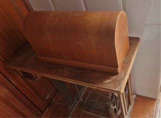 Máquina coser Singer antigua 15K88 mueble 1936