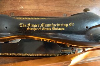 Máquina coser Singer antigua 15K88 mueble 1936