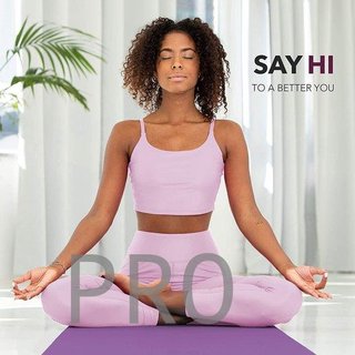 Esterilla de yoga - lila-rosa