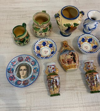 Lote Objetos Antiguos Decoración