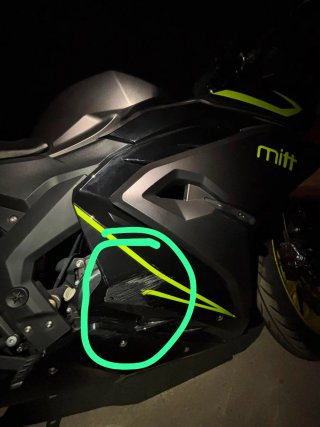 Moto MITT gp2 125R Negra y Amarilla