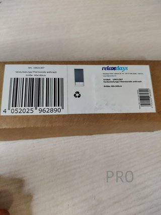Estor Opaco Térmico - RELAXDAYS