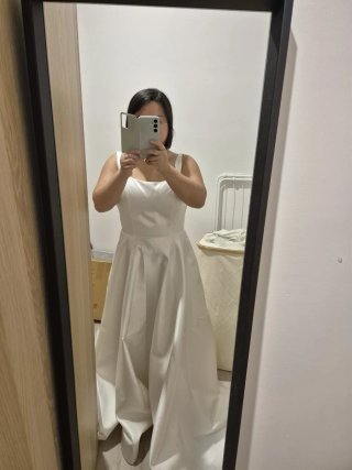Vestido de Novia Blanco Seda Neueva Sin Marca