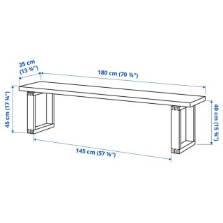 Banco Mörbylånga Ikea madera