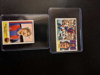 2 Cromos Migueli FC Barcelona