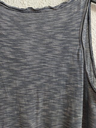 Vestido algodón rayas talla L