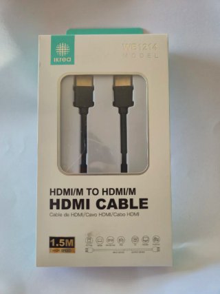 Cable HDMI a HDMI Ikrea 1.5M