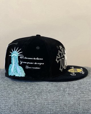 Gorra New Era NY Negra Talla 7 1/2