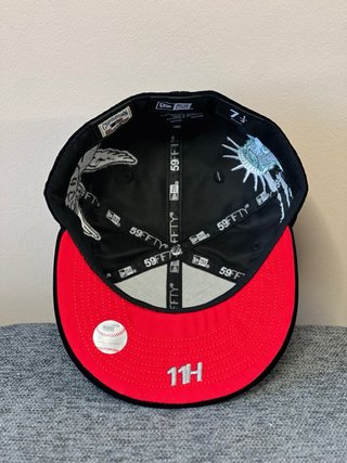 Gorra New Era NY Negra Talla 7 1/2