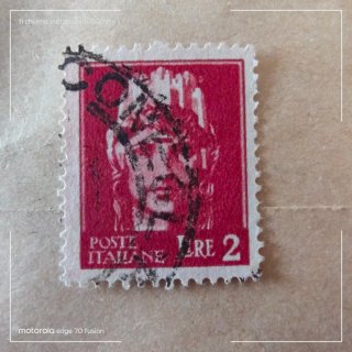 Francobollo Serie Turrita 1945 Usato