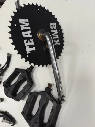 Lote Bmx: Plato, Bielas y Frenos