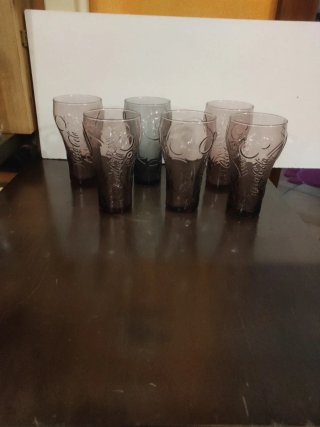6 Bicchieri Coca Cola da collezione