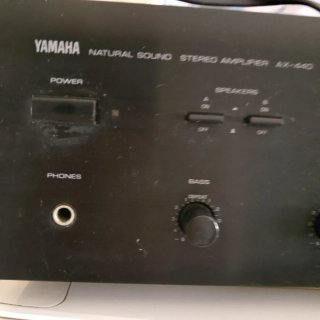 Amplificatore Yamaha AX-440 Nero