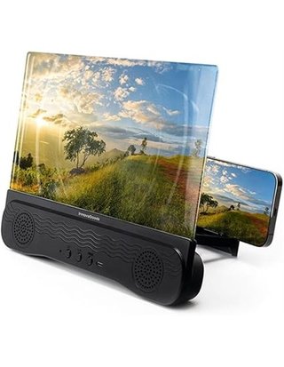 InnovaGoods Amplificador proyector para movil 12” - Altavoz Bluetooth 5.1-3mW - proyector Incluye Cable USB-C - proyector portatil