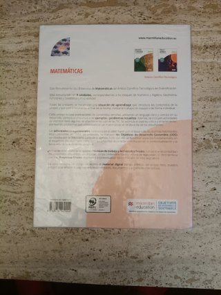 Matemáticas 4º - Libro de texto en formato físi...