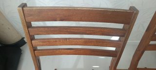 6 Sillas de Madera Plegables Marrones