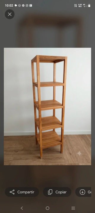 Estantería IKEA Molger 5 baldas madera abedul.