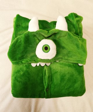 Pijama disfraz Cíclope Verde Polar T. XL Unisex