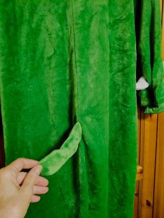 Pijama disfraz Cíclope Verde Polar T. XL Unisex
