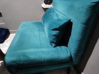 Sofá Cama Terciopelo Teal MAISON DU MONDE