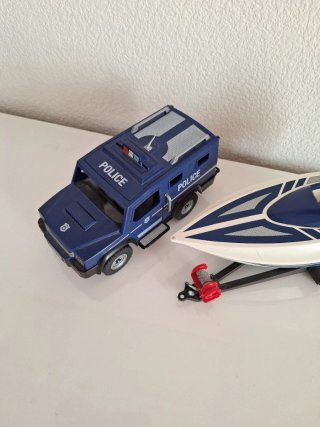 Lote 3 vehículos Playmobil: Policía y más