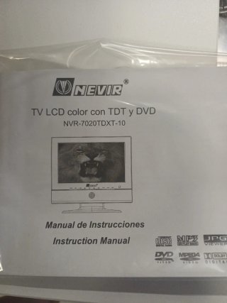 TV Portátil NEVIR con Lector CD