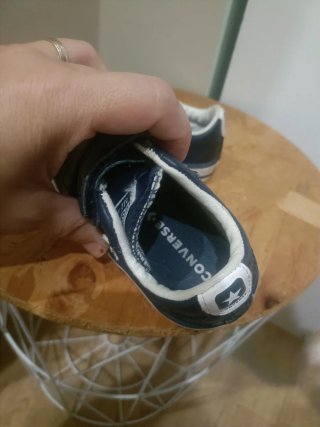Zapatillas niño Converse velcro azul
