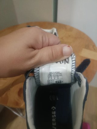 Zapatillas niño Converse velcro azul