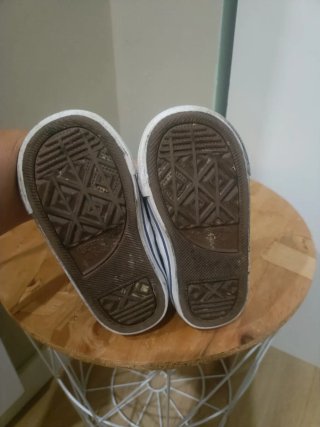 Zapatillas niño Converse velcro azul
