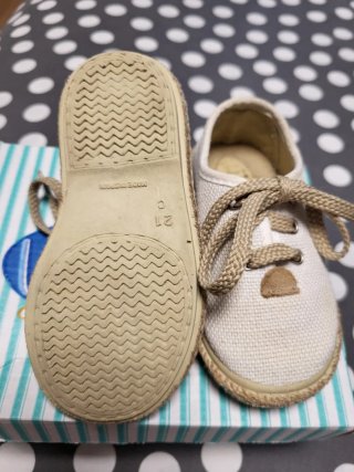 Zapatos esparto talla 21