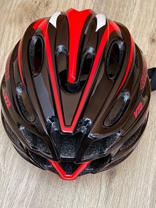 Casco Bicicleta Talla 51-55CM Negro/Rojo