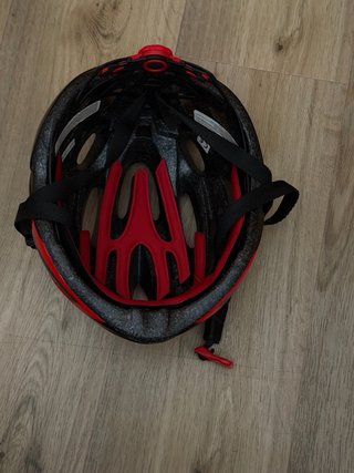 Casco Bicicleta Talla 51-55CM Negro/Rojo