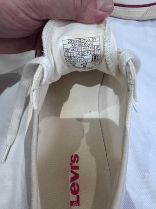 Zapatillas Levi's Blancas Talla 42