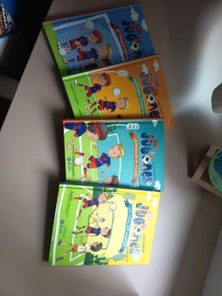 Colección Los Jugones libros 1,2,3 y 4.