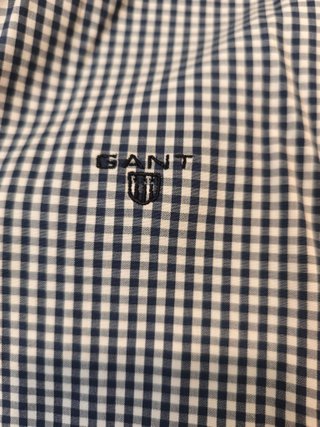 Camisa algodón elástico en cuadros vichy