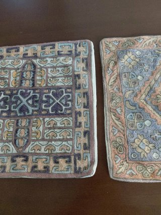 Cuscini Kilim Indiani 40x40 cm Fatti a Mano