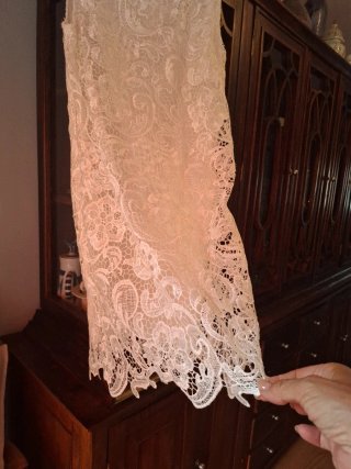 Traje de novia corto encaje 42