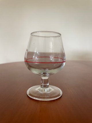 Juego de 6 mini copas balón de brandy (vintage)
