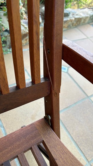 Conjunto Mesa y Sillas Jardín Madera