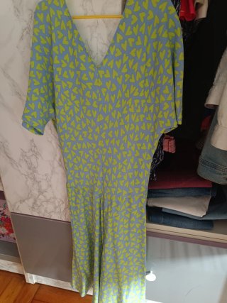 Vestido Zara mujer talla S estampado corazones
