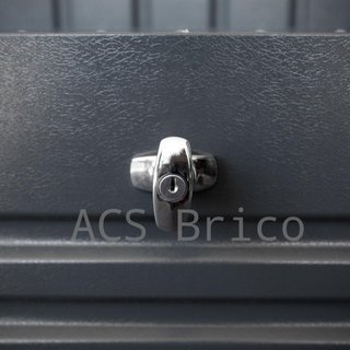 Baúl Arcón Metálico Antracita - 187x78x72 cm - Trimetals